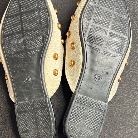 Source Unknown Gold and Black Embellished Mules - Picture 7 of 7